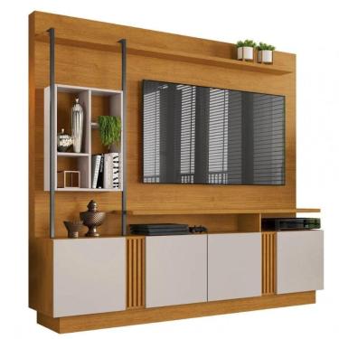 Imagem de Estante Home Fortuna Para Tv Até 65 Polegadas Jcm Cinamomo - Off White