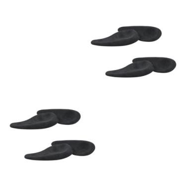 Imagem de 6 pares de inserções para correção de calcanhar, corretor de postura de perna, almofadas de calcanhar para fascite plantar, tapete de sapato de gel, palmilhas para salto, palmilha de correção de calca