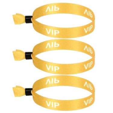 Imagem de Pacote com 100 pulseiras de tecido VIP para eventos, pulseiras de tecido de cor sólida, pulseiras coloridas sem logotipo, adequadas para pulseira leve de concerto para atividades, festas, reuniões