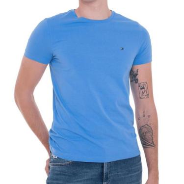 Imagem de Camiseta Tommy Hilfiger Essential Cotton Azul Royal