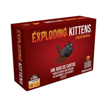 Imagem de Exploding Kittens Edição Revisada Jogo de Cartas Galapagos EXK401