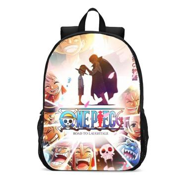 Imagem de Mochila Escolar Infanto Juvenil Anime Luffy Pirata Novidades 0350-Unissex