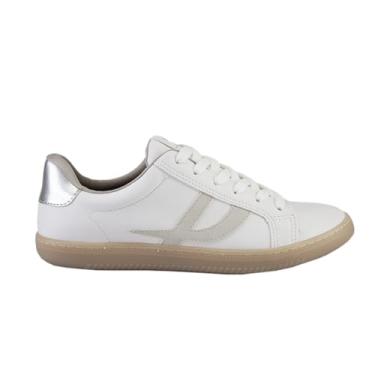 Imagem de Tênis Via Marte Feminino Confortável Casual Original 129-002 (Branco/gelo, BR, Adulto, Numérico, 34)