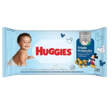 Imagem de Lenço Umedecido Huggies Tripla Proteção Disney Baby 88 Unidades