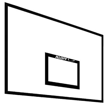 Imagem de Tabela De Basquete Oficial Compensado Naval Unid. S/Aro 1021