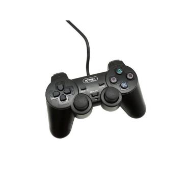 Imagem de Controle Com Fio 4X1 Pc Ps1 Ps2 Ps3 Knup Kp-5422