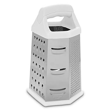Imagem de Ralador Inox 6 Faces HERCULES Branco