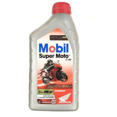 Imagem de Óleo Motor Mobil Super Moto 4T Mx 10W30 Embalagem 1L