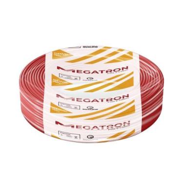 Imagem de Cabo Flexível Megatron 10MMx100M Rolo 750V Vermelho