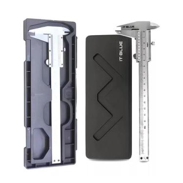 Imagem de Paquimetro Analógico Manual Universal 150mm Aço Inox Com Estojo Profis