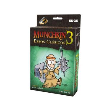 Imagem de Jogo Munchkin 3: Erros Cléricos Galápagos - 113 Cartas