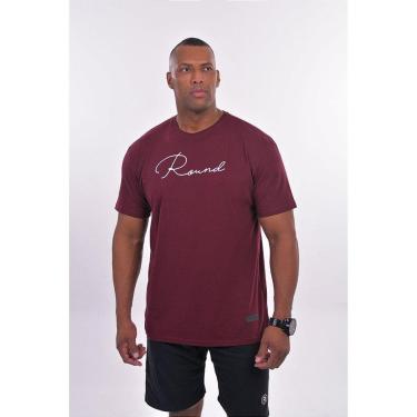 Imagem de CAMISETA ASSINATURA ROUND MARSALA-Masculino