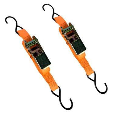 Imagem de 2 Cinta 1 Catraca Amarração Carga Jet Ski Moto 4,5M Tendas  - Starfer