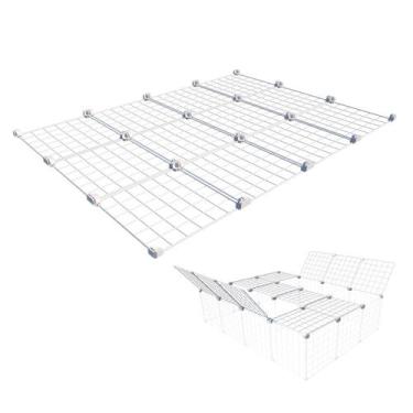 Imagem de Teto ou Fundo para Cercado Aramado Pet 90x120cm com Telas e Conectivos