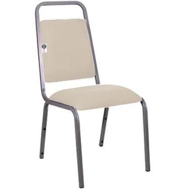 Imagem de Cadeira Empilhável para Hotelaria Linha Hotel Fremon Bege - Design Off