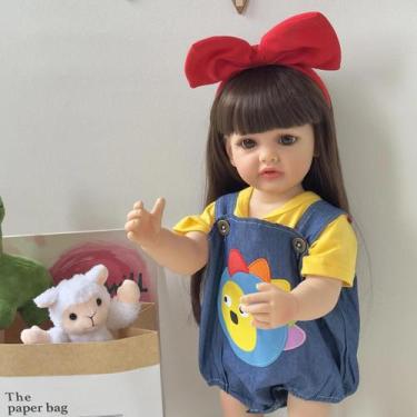 Imagem de Bebe Reborn Menina 100% Silicone 57 Cm - Liz - PRO BABY