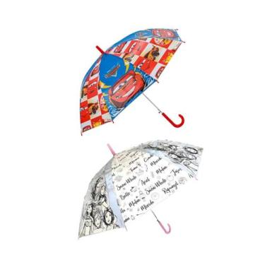 Imagem de Kit 02 Guardas-Chuva Infantil Princess Carros 24222 11107 - Voyagem