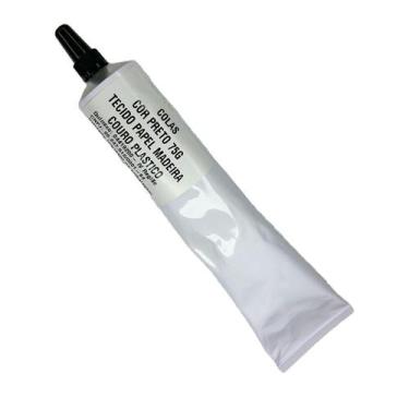 Imagem de Colas Cor Preto 75G Tecido Papel Madeira Couro Plastico - So Produto