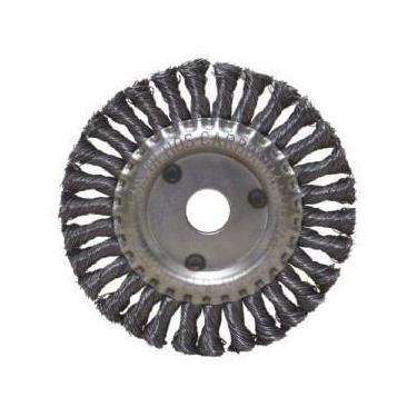 Imagem de Escova De Aço Circular Trançada 06""x1/2x7/8"" Carbografite