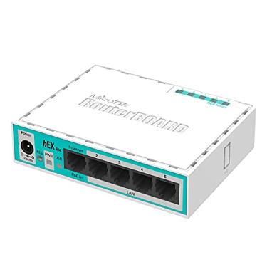 Imagem de Mikrotik RouterBOARD HEX Lite 5 portas roteador 5 X 10/100 PoE OSL4 - (RB750r2)