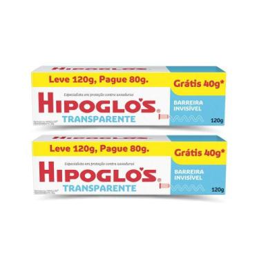 Imagem de Kit 2 Cremes Preventivo Contra Assaduras Hipoglós Transparente 120g