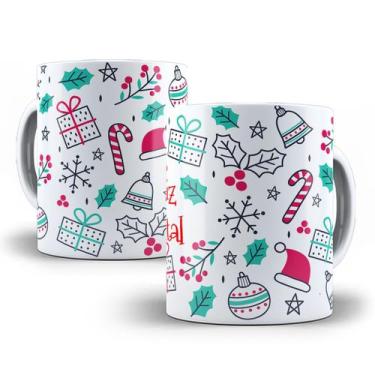 Imagem de Caneca Natal Porcelana Personalizada Modelo 3 - Tio da Caneca