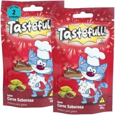 Imagem de Hana Tastefull Nuggets Para Gatos Carne Saborosa 40g Kit 2 un - Hana H