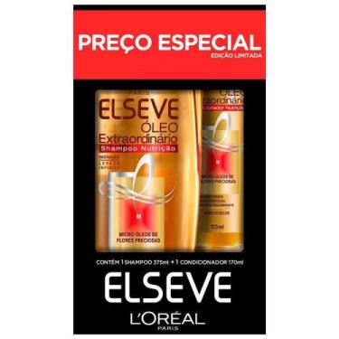 Imagem de Kit Shampoo 375ml + Condicionador 170ml Elseve Óleo Extraordinário - L
