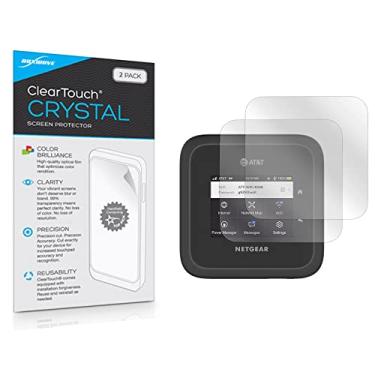 Imagem de Protetor de tela BoxWave compatível com Netgear Nighthawk M6 Pro Mobile Hotspot (MR6500) (protetor de tela da BoxWave) - ClearTouch Crystal (pacote com 2), película HD - protege contra arranhões