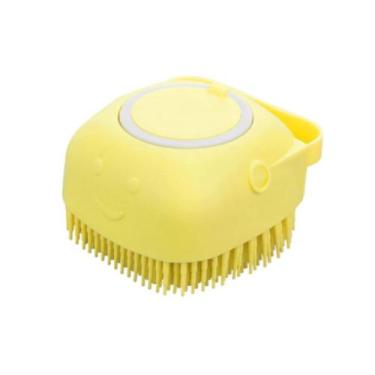 Imagem de Lava Pelo Pet Escova Banho Cachorro Gato Dispenser Shampoo - Shower