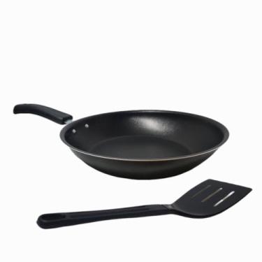 Imagem de Frigideira N 24 Grande - Antiaderente + 1 Espátula De Nylon - Marcolar