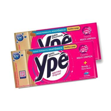 Imagem de Sabão Em Barras Ype Glicerinado Neutro Com 5 Unidades Kit 2 - Ypê, Sab