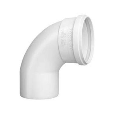 Imagem de Curva 90 Longa Esgoto 75mm Conexão Canos Encanamento - FORTLEV