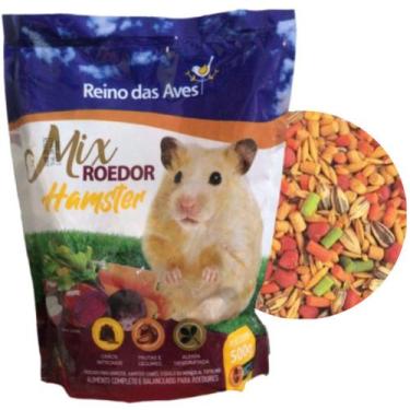 Imagem de Ração para Roedor Hamster Gold Mix 500g - Reino Das Aves