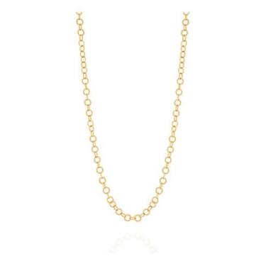 Imagem de Cordão Formado Por Elos Vazados. Med 50 Cm 531152 - Rommanel, Branco, 