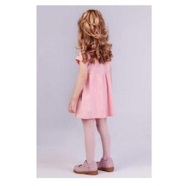 Imagem de Meia Calça Fina Bebê Lobinha 2571-001 - Lupo, 5220, Rosa, RN - 0 a 4 m