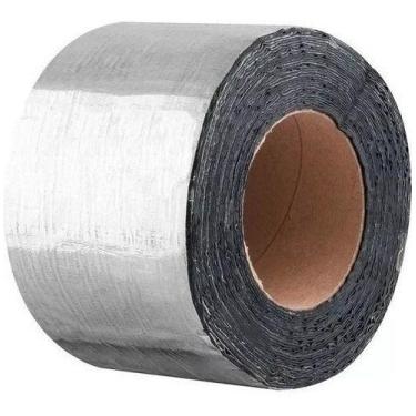 Imagem de Rolo Fita Asfáltica Alumínio Multiuso 20cm x 10m - Siláqua