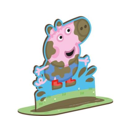 Imagem de Personagem MDF M George Individual Peppa Pig - 1 Unidade - Festcolor -