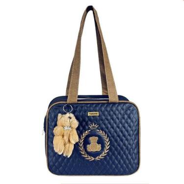 Imagem de Bolsa Maternidade Puppi Coroa Marinho P - Talismã