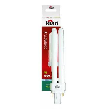 Imagem de Lâmpada 9w  Compacta S Cor da luz Branco-frio Bivolt 6400k - Kian