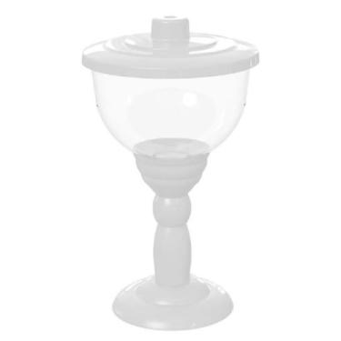 Imagem de Taça Acrílica Bomboniere Colonial Pequena 600Ml Branca Tasil