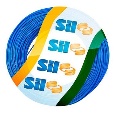 Imagem de Fio Cabo Flexível Azul 25,0 Mm 100 Metros Anti Chama - SIL