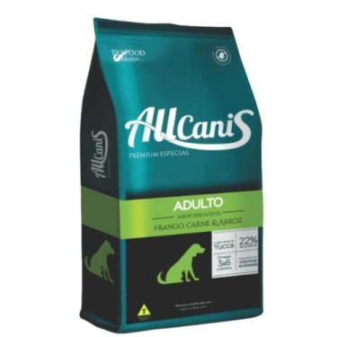 Imagem de Ração Para Cães Adulto Allcanis Frango Carne Arroz 15 KG - PET FOOD SO