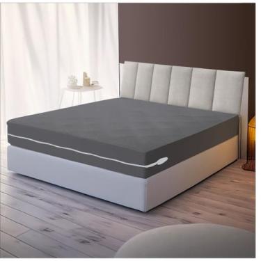 Imagem de Capa Para Colchão Casal Queen - Malha Gel Com Zíper - BG Confecções, C