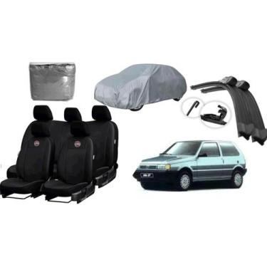Imagem de Jogo de Capa de Couro + Limpador de Parabrisa para Uno 1984-2004 - Iro