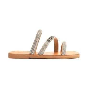 Imagem de SANDÁLIA RASTEIRA BRILHO LOGO SCHUTZ-Feminino