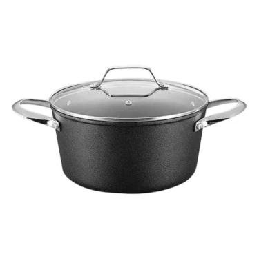 Imagem de Panela Caçarola Black Rock 20cm Indução Preta Mimo Style