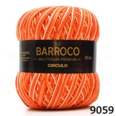 Imagem de Barbante Barroco Multicolor Premium 400g - CÍRCULO, 9059 ABÓBORA