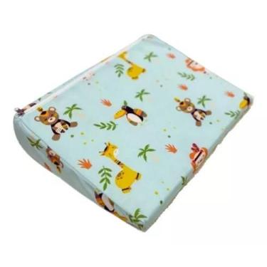 Imagem de Travesseiro Rn Anti Refluxo Rampa Bebê +  SAFARI JOLI - CLICK TUDO