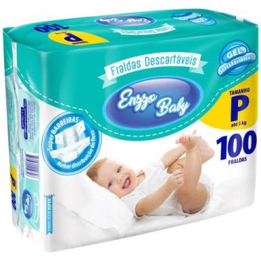 Imagem de Fraldas Descartáveis Atacado Barato Enzzo Baby Pacotão Todos os tamanh
